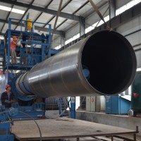 Precast JCCP PCCP RCP Reinforced Bar Wrapped Concrete Pipe Steel Cylinder Welding Machine